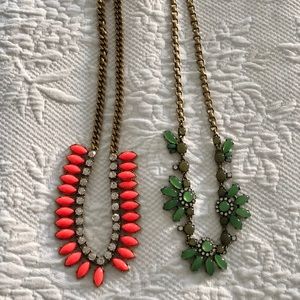 Lot of vintage J.Crew necklaces
